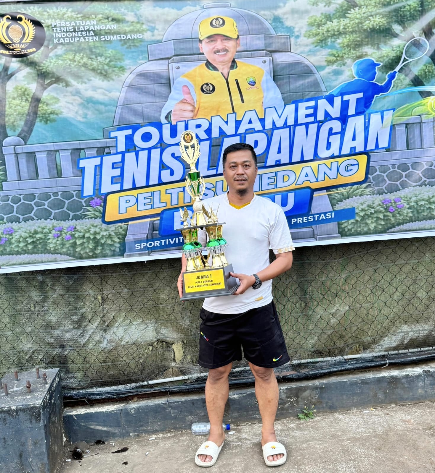 Prestasi Membanggakan Dosen UPI Kampus Sumedang dalam Turnamen Tenis Lapangan PELTI Sumedang Antar-Club se-Kabupaten Sumedang